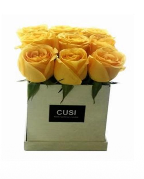 Caja Rosas Amarillas